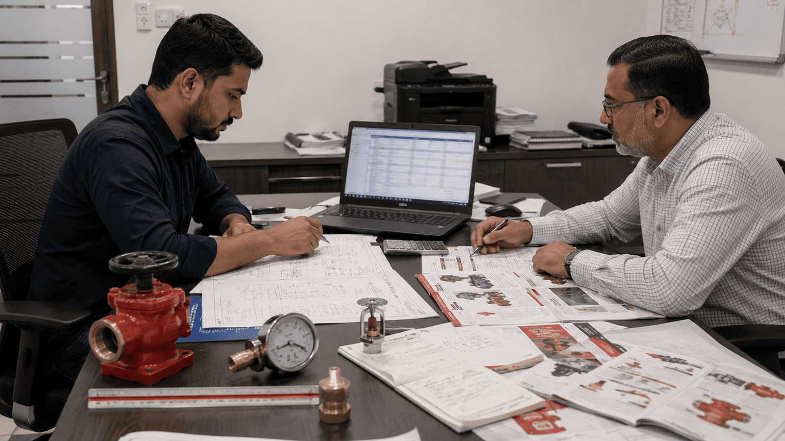 Technical fire protection product selection